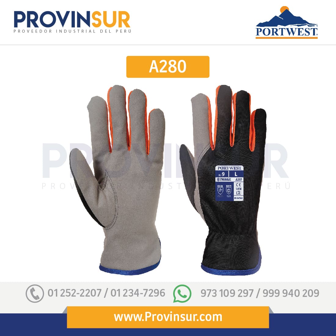 Guante Wintershield A280 Portwest 1 Guante Wintershield A280 Portwest