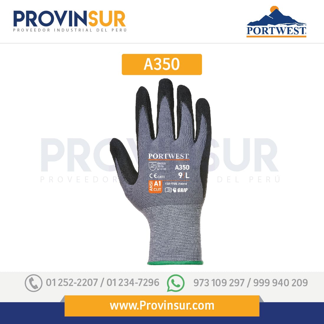 Guante DermiFlex A350 Portwest 2 Guante DermiFlex A350 Portwest