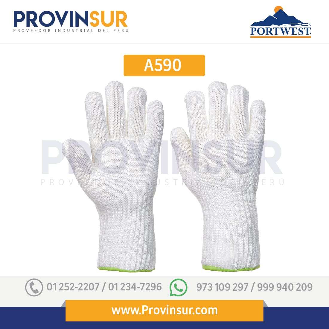 Guante Resistente al Calor 250ºC A590 Portwest 1 Guante Resistente al Calor 250ºC A590 Portwest