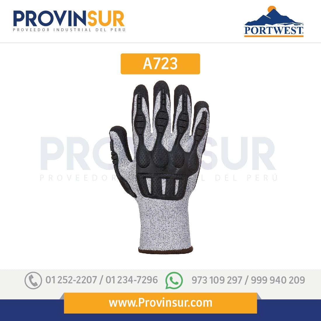 Guante TPV Impact Cut A723 Portwest 2 Guante TPV Impact Cut A723 Portwest