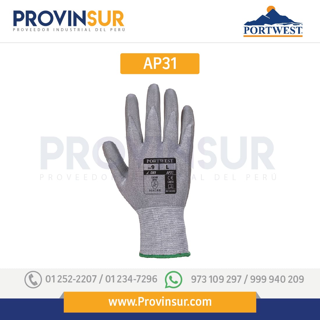 Guante Senti Cut Lite AP31 Portwest 2 Guante Senti Cut Lite AP31 Portwest