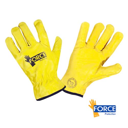 GUANTE DE CUERO AMARILLO L-120 1 GUANTE DE CUERO AMARILLO L-120