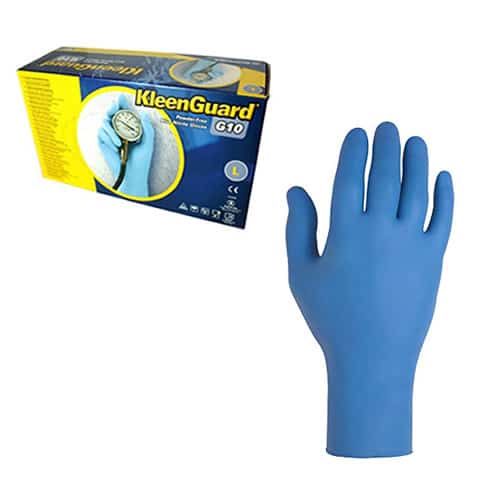 GUANTE KLEENGUARD G10 NITRILO AZUL T-L 1 GUANTE KLEENGUARD G10 NITRILO AZUL T-L
