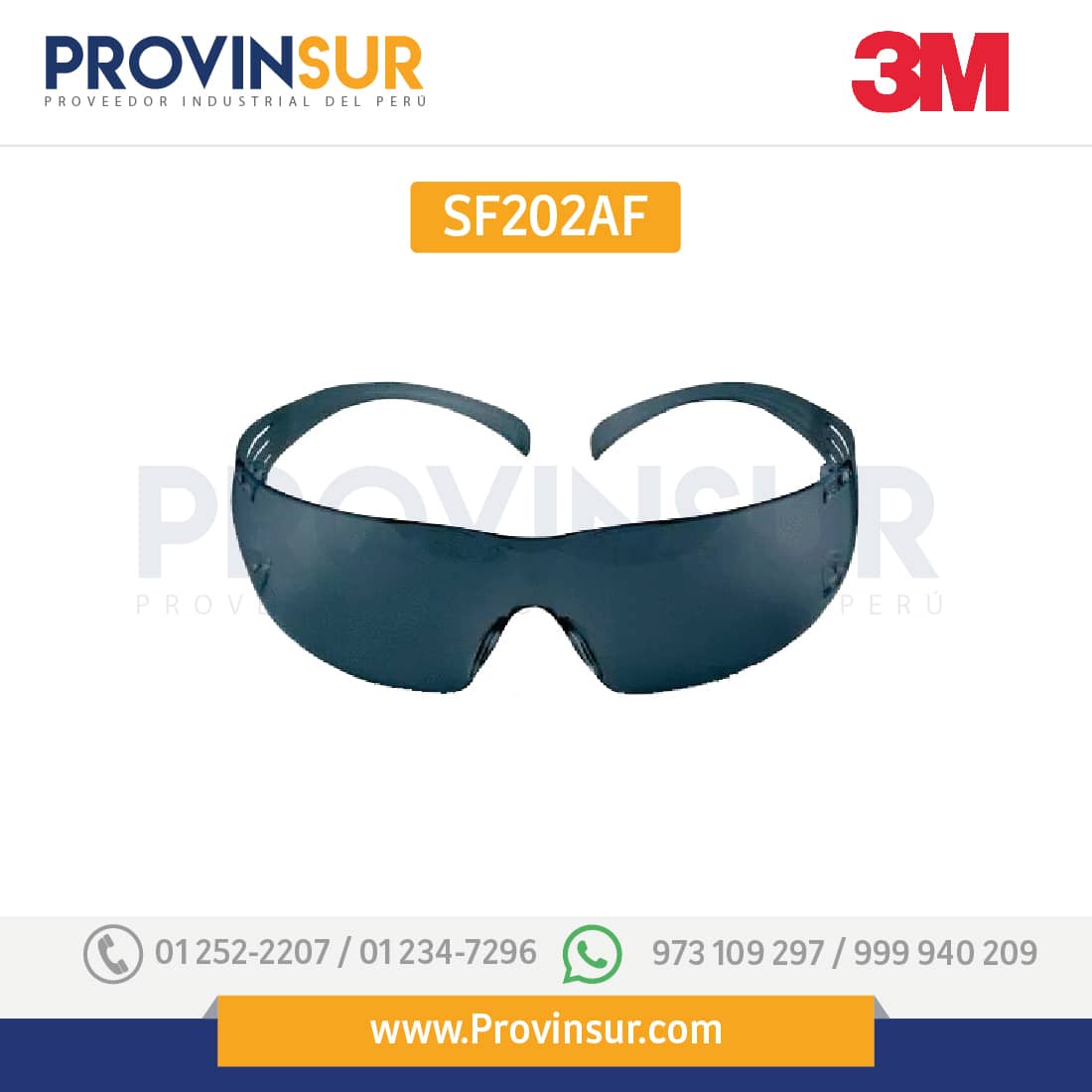 Lente Securefit SF202AF 3M 2 Lente Securefit SF202AF 3M