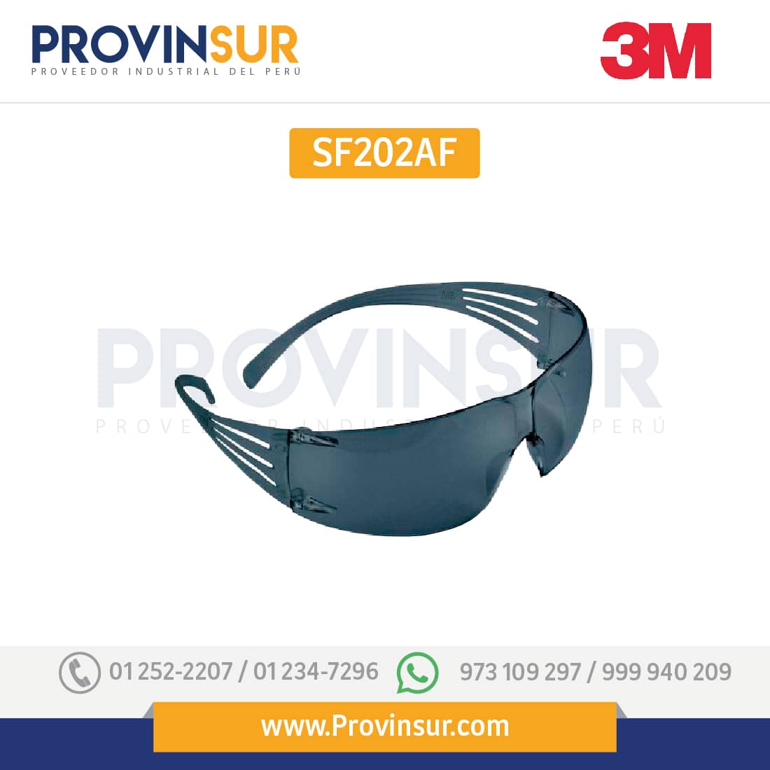 Lente Securefit SF202AF 3M 1 Lente Securefit SF202AF 3M