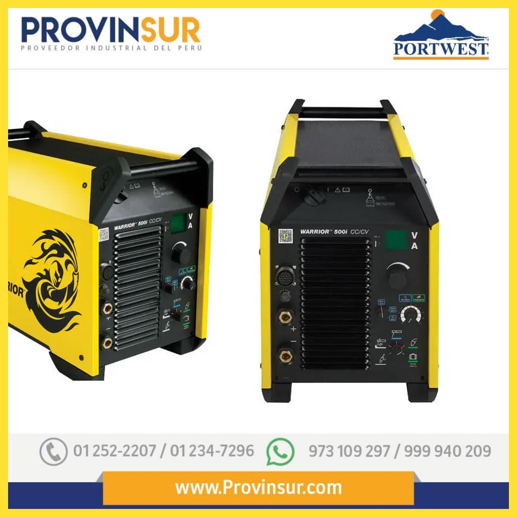 Maquina de Soldar Warrior 500i CC/CV ESAB 4-500 Amperios 2 esab warrior 500i precio Peru