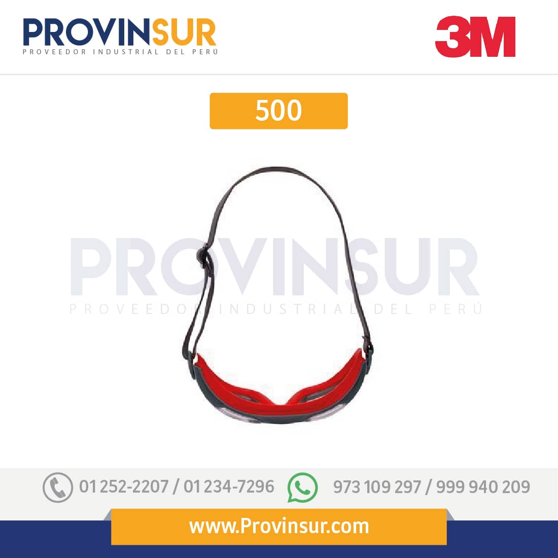 Lente Goggle Gear 500 3M 2 Lente Goggle Gear 500 3M