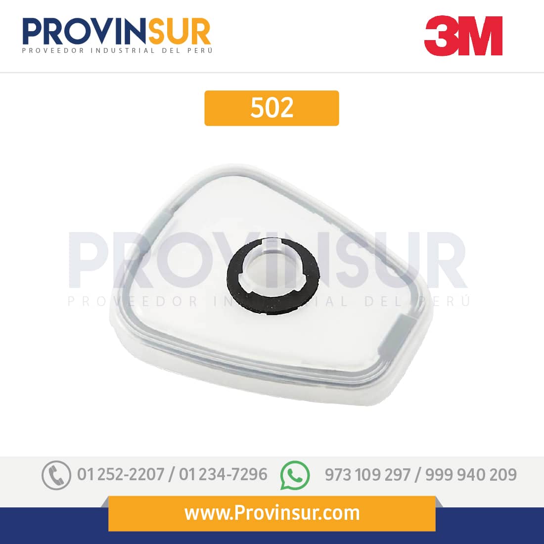 Adaptador para Filtros 502 3M 1 Adaptador para Filtros 502 3M