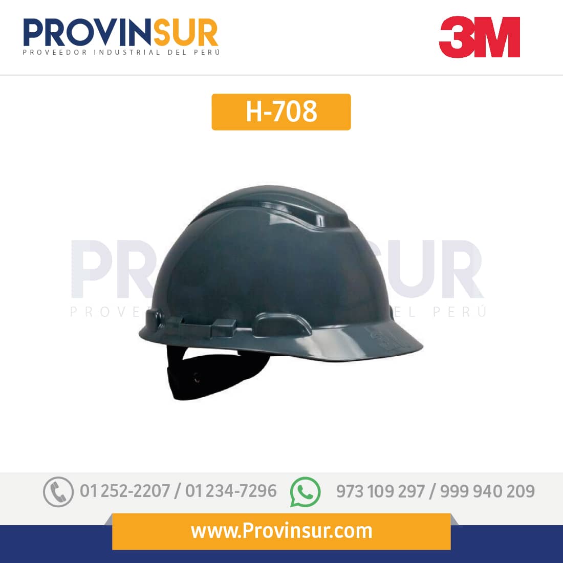 Casco Plomo H-708 3M 1 Casco Plomo H-708 3M