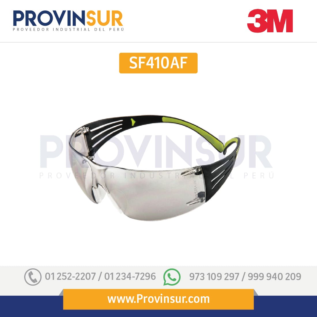 Lente Securefit SF410AF 3M 1 Lente Securefit SF410AF 3M