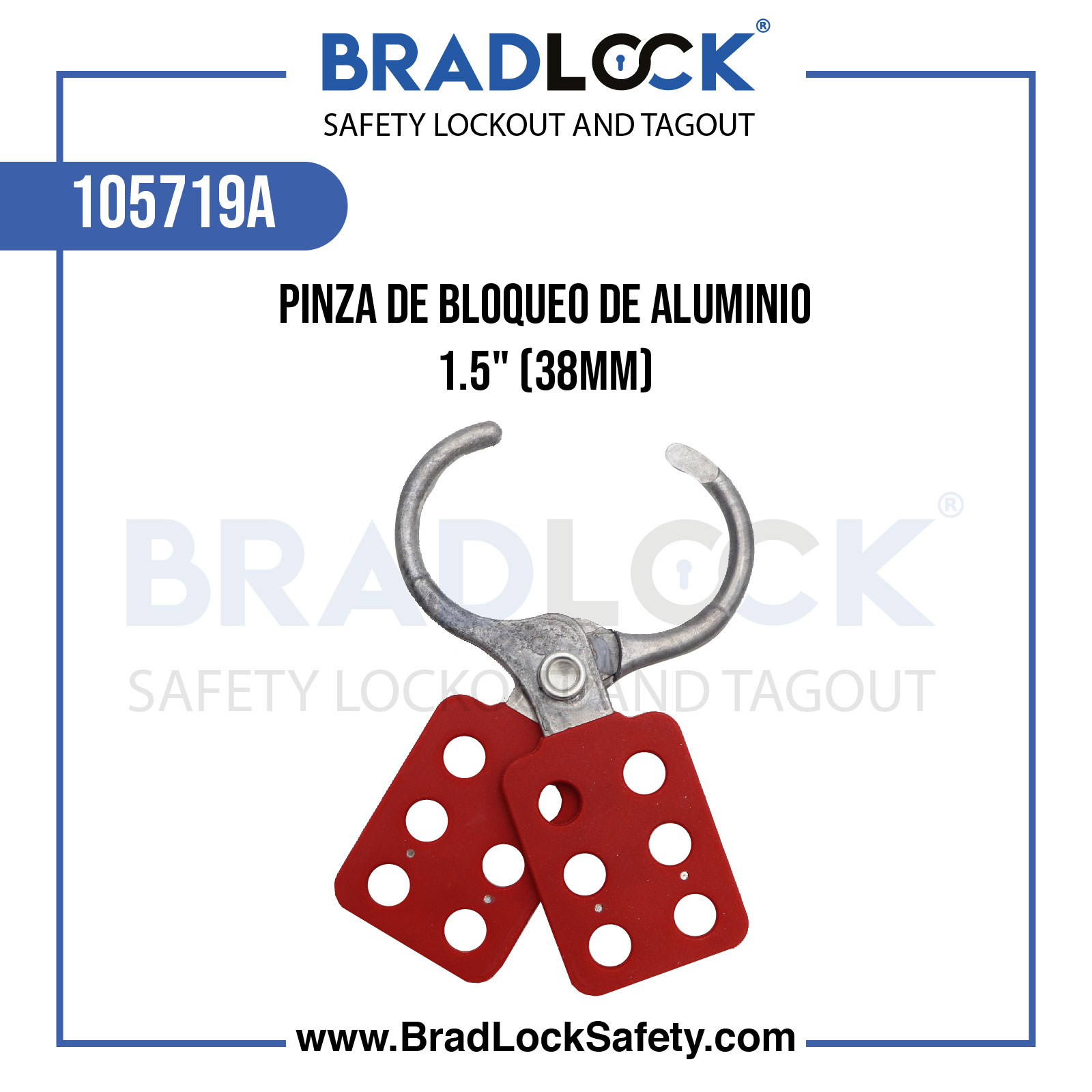 PINZA DE BLOQUEO DE ALUMINIO 1.5" 2 PINZA DE BLOQUEO DE ALUMINIO 1.5"