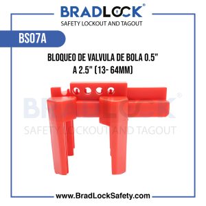 BLOQUEO DE VALVULA DE BOLA 0.5" A 2.5"