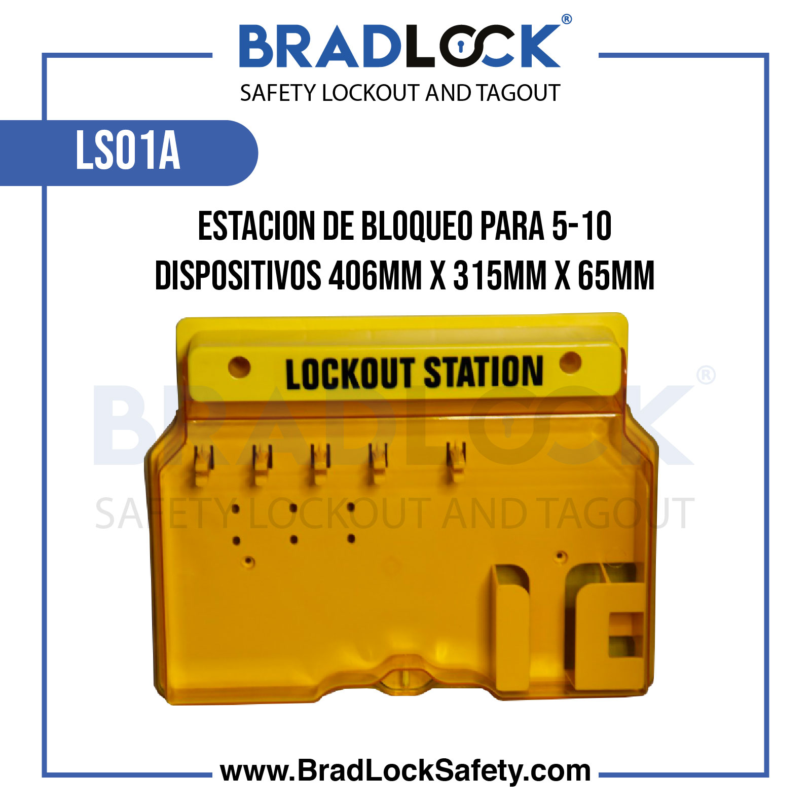 ESTACIÓN DE BLOQUEO PARA 5-10 DISPOSITIVOS 1 ESTACIÓN DE BLOQUEO PARA 5-10 DISPOSITIVOS