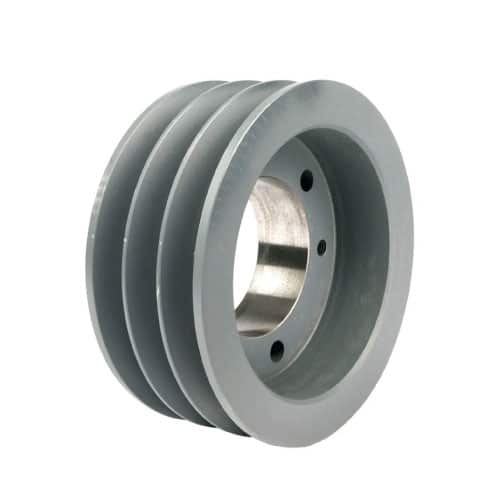 POLEA DE ALUMINIO 4B 1 POLEA DE FIERRO FUNDIDO B