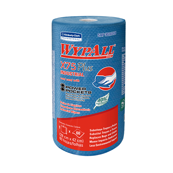 ROLLO REGULAR POWER POCKET WYPALL X75 PLUS 60 PAÑOS KIMBERLY CLARK 1 ROLLO REGULAR POWER POCKET WYPALL X75 PLUS 60 PAÑOS KIMBERLY CLARK