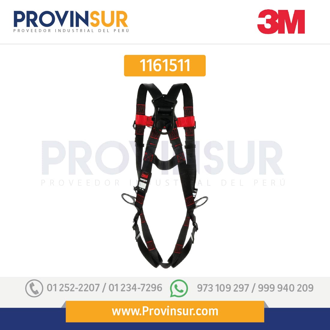 Arnes PRO 4 Anillos 1161511 Protecta 3M 2 Arnes PRO 4 Anillos 1161511 Protecta 3M