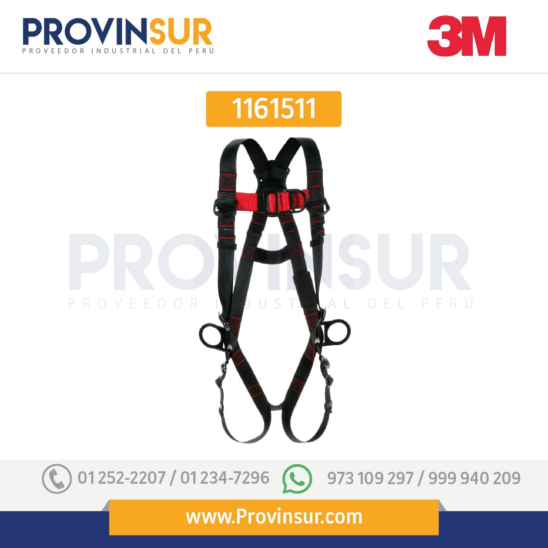 Arnes PRO 4 Anillos 1161511 Protecta 3M 1 Arnes PRO 4 Anillos 1161511 Protecta 3M