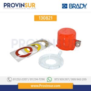 BASE GRANDE CON CUBIERTA MEDIANA 30MM CUBIERTA PARADA DE EMERGENCIA 130821 BRADY