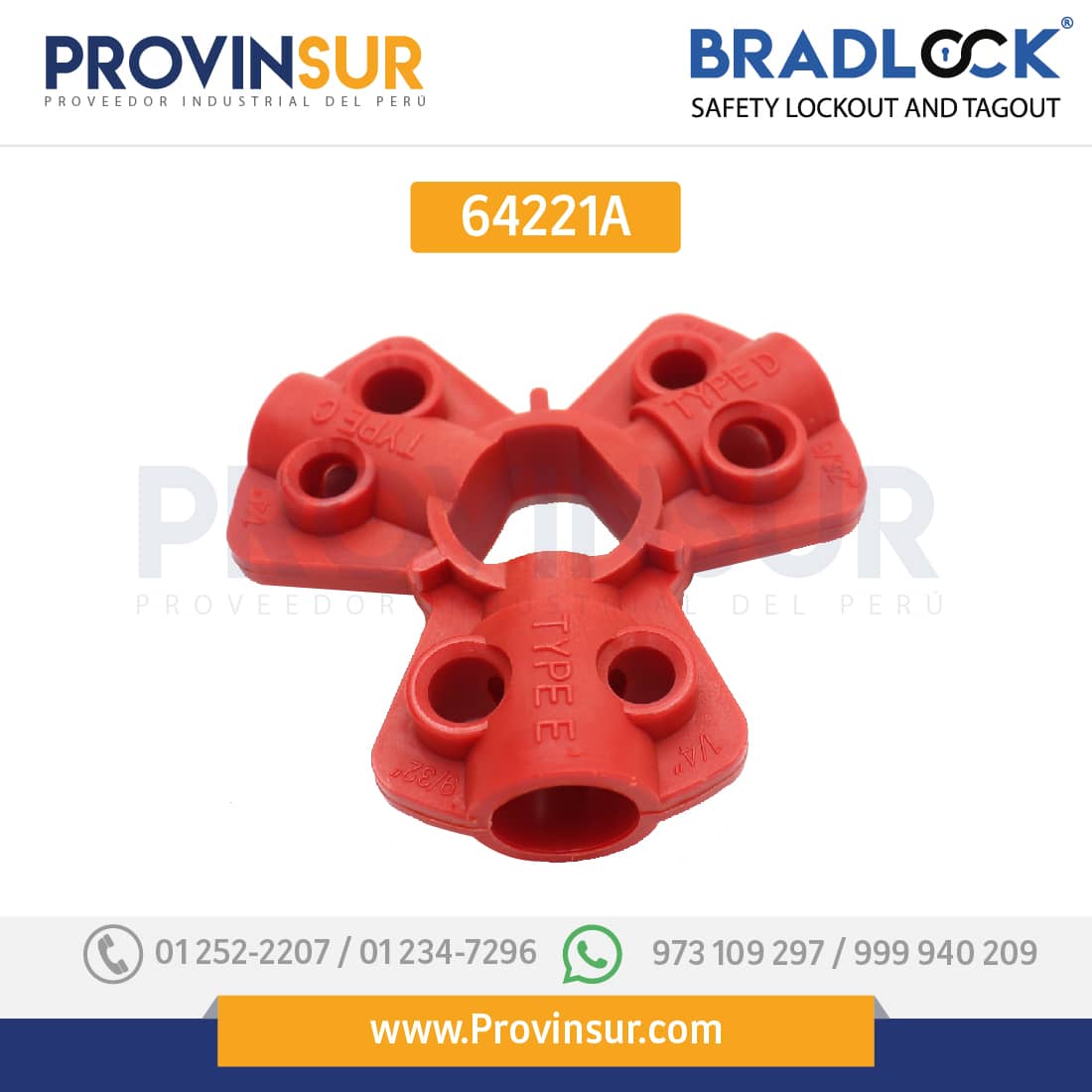 BLOQUEO NEUMÁTICO DE DESCONEXIÓN RÁPIDA 6.4MM, 9.5MM & 12.7MM 64221A BRADLOCK 2 BLOQUEO NEUMÁTICO DE DESCONEXIÓN RÁPIDA 6.4MM, 9.5MM & 12.7MM 64221A BRADLOCK