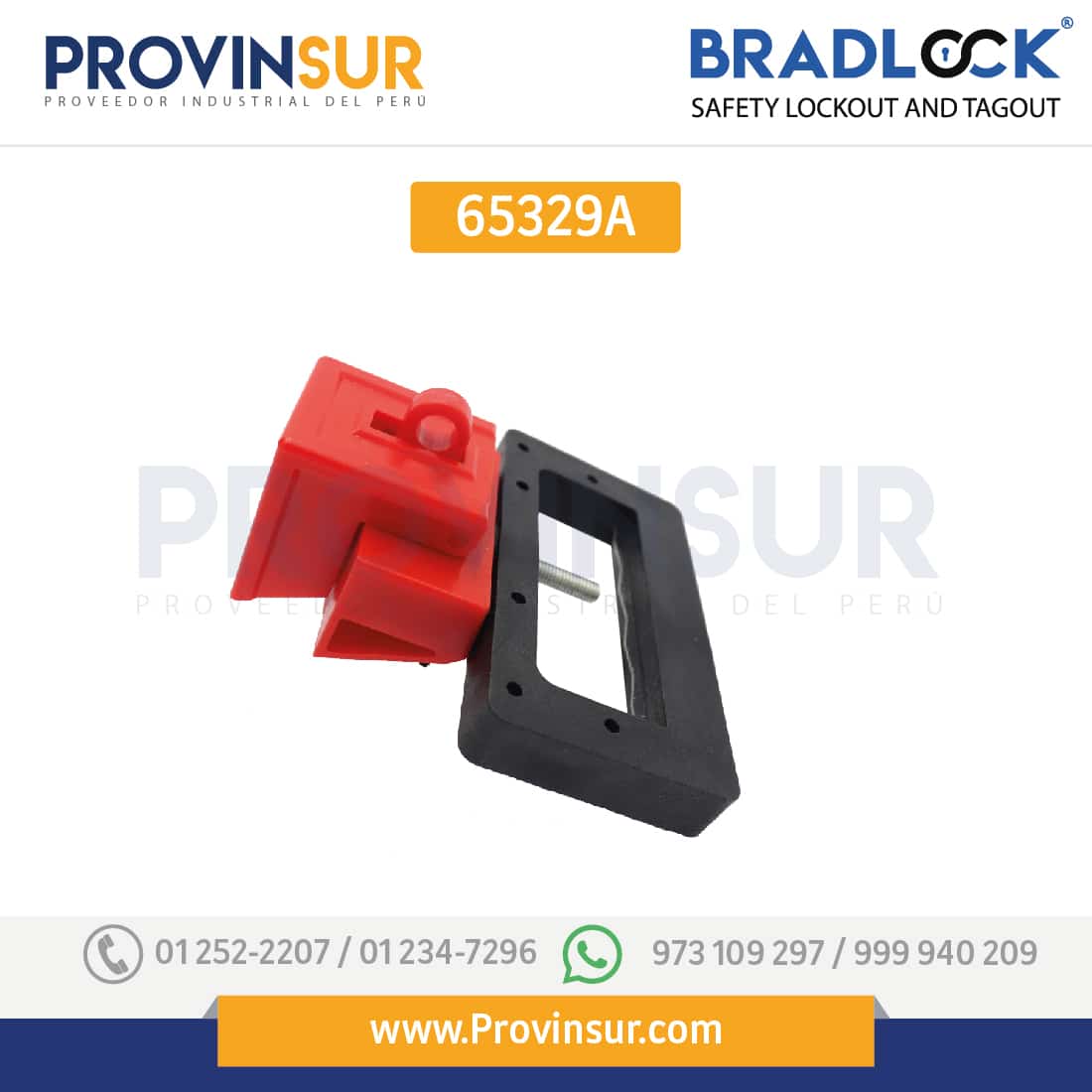 BLOQUEO DE INTERRUPTOR GRANDE 480/600V 65329A BRADLOCK 2 BLOQUEO DE INTERRUPTOR GRANDE 480/600V 65329A BRADLOCK