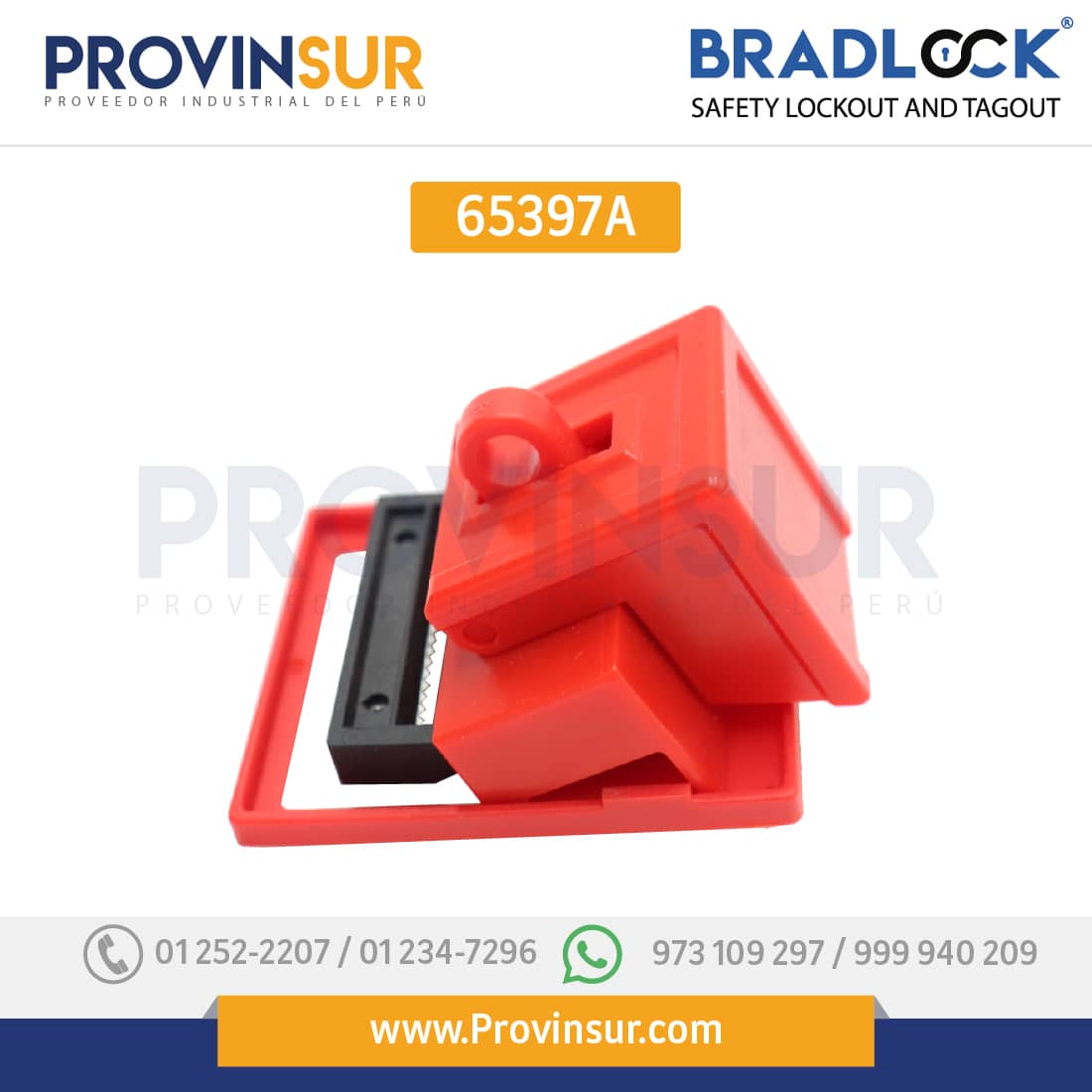 BLOQUEO PARA LLAVE TÉRMICA MEDIANA 480V/700V 65397A BRADLOCK 2 BLOQUEO PARA LLAVE TÉRMICA MEDIANA 480V/700V 65397A BRADLOCK