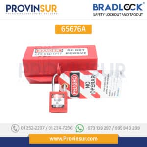 BLOQUEO DE ENCHUFE 220V/500V C/ ETIQUETA PELIGRO 65676A BRADLOCK