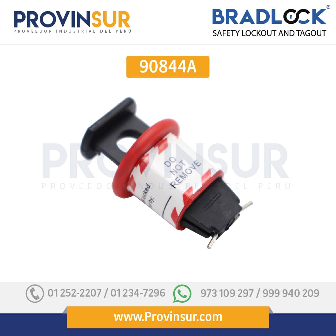 BLOQUEO PARA CIRCUITO ELÉCTRICO MINIATURA POS 90844A BRADLOCK 2 BLOQUEO PARA CIRCUITO ELÉCTRICO MINIATURA POS 90844A BRADLOCK