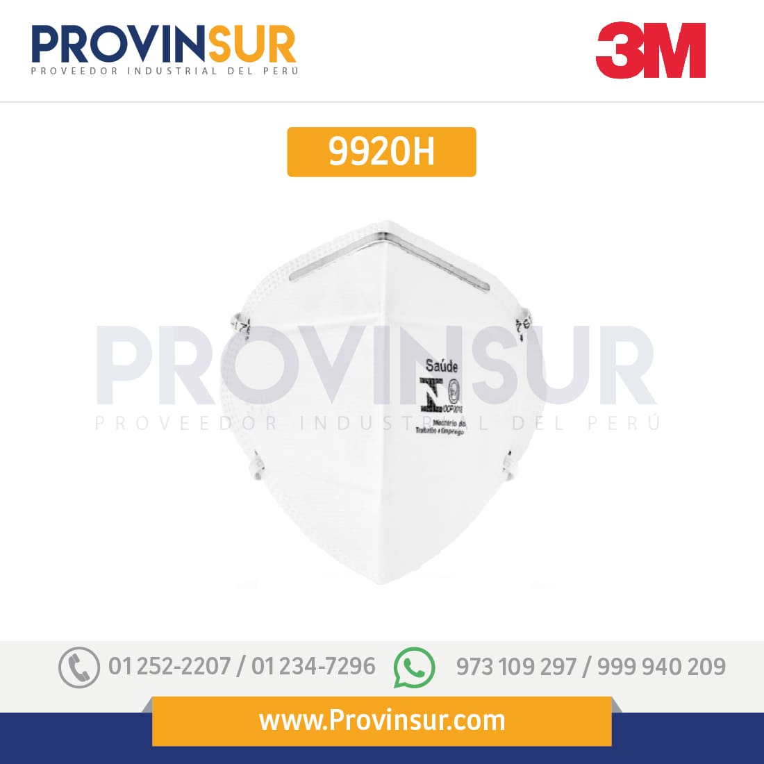 Mascarilla PFF2 9920H 3M 1 Mascarilla PFF2 9920H 3M