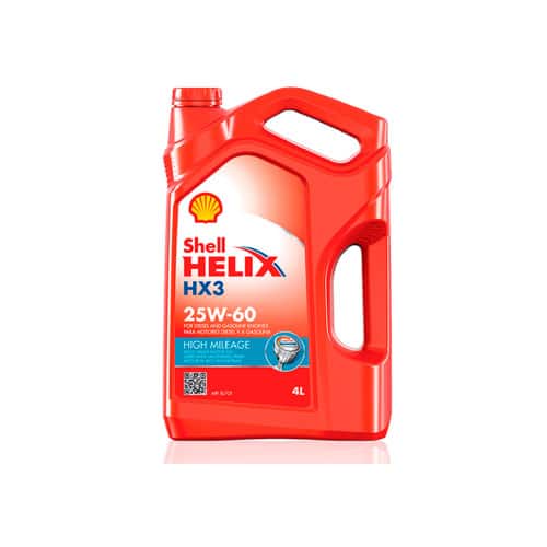 ACEITE HELIX HX3 25W60, CAJA 6 X 1L SHELL 1 ACEITE HELIX HX3 25W60, CAJA 6 X 1L SHELL