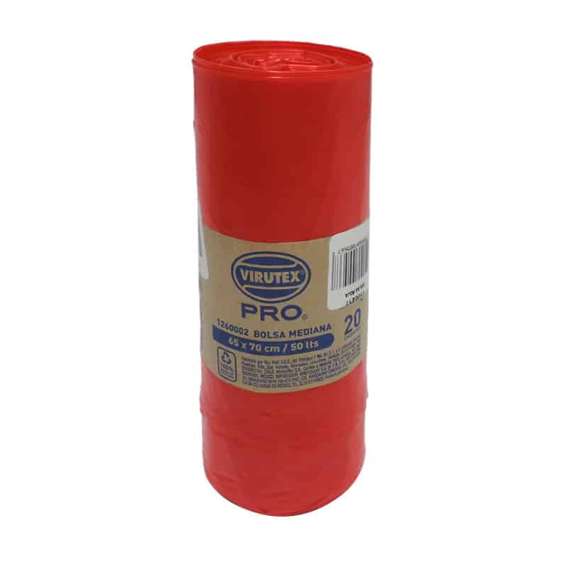 BB ROLLO ROJA 50 LTS VTXPRO 20U-65X70CM 1100217 VIRUTEX 1 BB ROLLO ROJA 50 LTS VTXPRO 20U-65X70CM 1100217 VIRUTEX