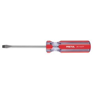 DESARMADOR PLANO MANGO DE PVC 21459 PRETUL