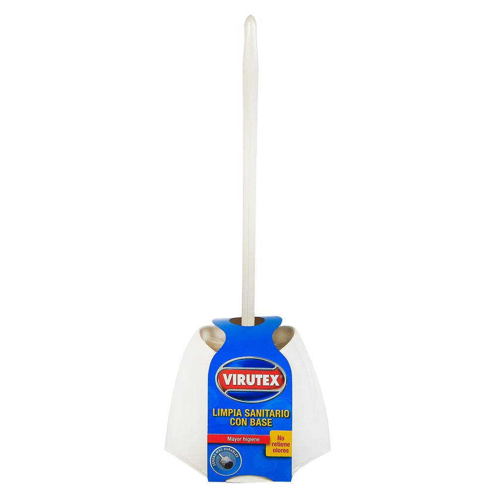 ESCOBILLA LIMPIA SANITARIO C/BASE - CLASICA 1301255 VIRUTEX 1 ESCOBILLA LIMPIA SANITARIO C/BASE - CLASICA 1301255 VIRUTEX