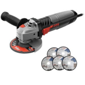 ESMERIL 4.5" 9004 830W + 5 DISCOS F012.900.4JS/06 SKIL