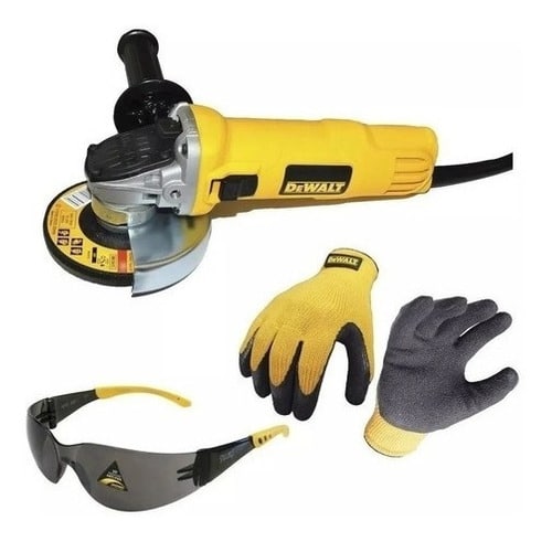 ESMERIL ANG.4 1/2"800W+GUANTES-LENTES+10DW44618 DWE4020SI-B2 DEWALT 1 ESMERIL ANG.4 1/2"800W+GUANTES-LENTES+10DW44618 DWE4020SI-B2 DEWALT