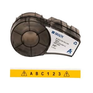 ETIQUETA ADHESIVA VINILO AMARILLOS 9.5MMX6.4M  M21-375-595-YL BRADY