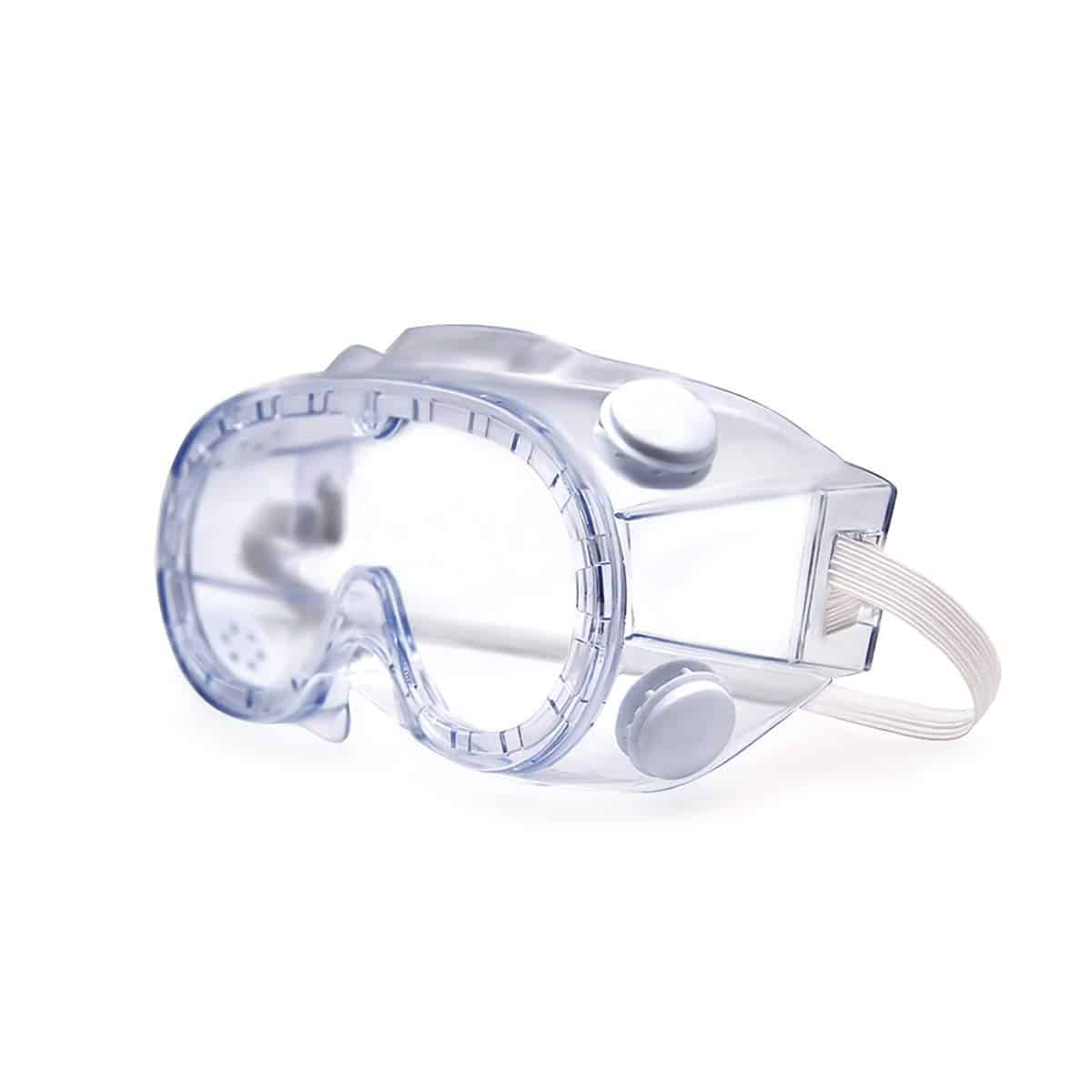GOGGLE TRANSPARENTE CON VALVULAS DE RESPIRACION 1 GOGGLE TRANSPARENTE CON VALVULAS DE RESPIRACION