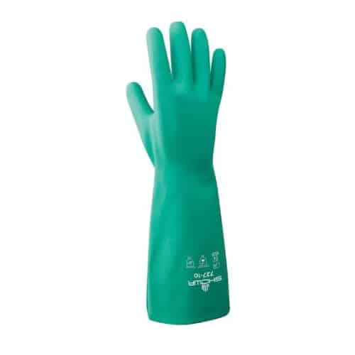 GUANTE DE NITRILO 13" SHOWA 727 TALLA 10 1 GUANTE DE NITRILO 13" SHOWA 727 TALLA 10