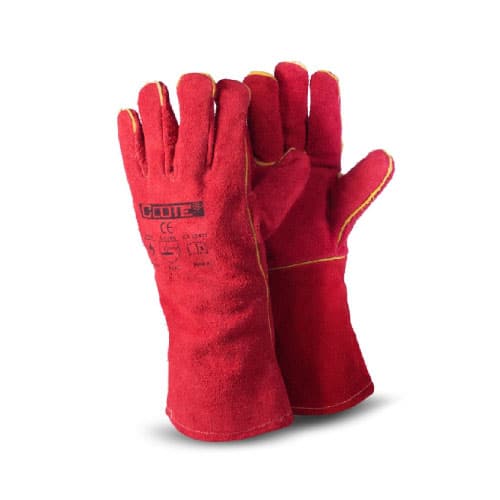 GUANTE PARA SOLDADOR ROJO 16" CLUTE 1 GUANTE PARA SOLDADOR ROJO 16" CLUTE