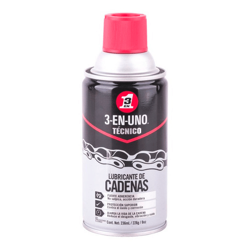 Lubricante de Cadenas 7 OZ 3 en Uno 1 Lubricante de Cadenas 7 OZ 3 en Uno