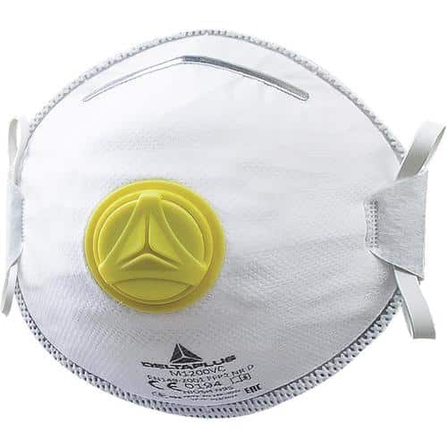 MASCARILLA FFP2 CON VAVULA M1200V CAJAX10UND DELTAPLUS 1 MASCARILLA FFP2 CON VAVULA M1200V CAJAX10UND DELTAPLUS