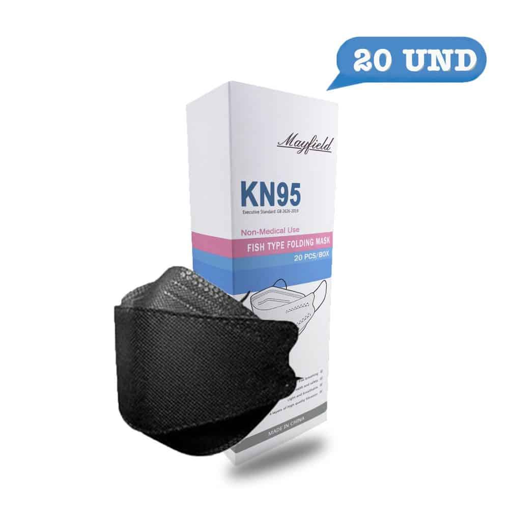 MASCARILLA FISH SHAPE MAYFIELD KN95 CAJA X 20UND 1 MASCARILLA FISH SHAPE MAYFIELD KN95 CAJA X 20UND