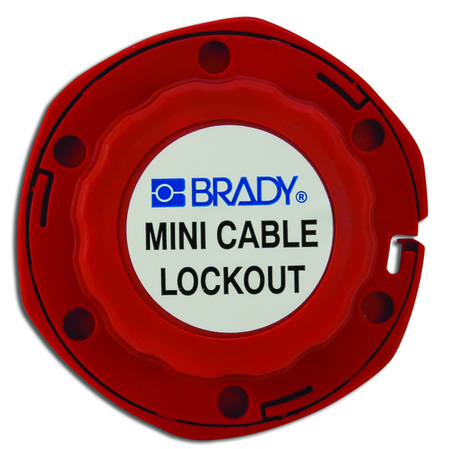 MINI BLOQUEO CON CABLE DE NYLON 51442 BRADY 1 MINI BLOQUEO CON CABLE DE NYLON 51442 BRADY