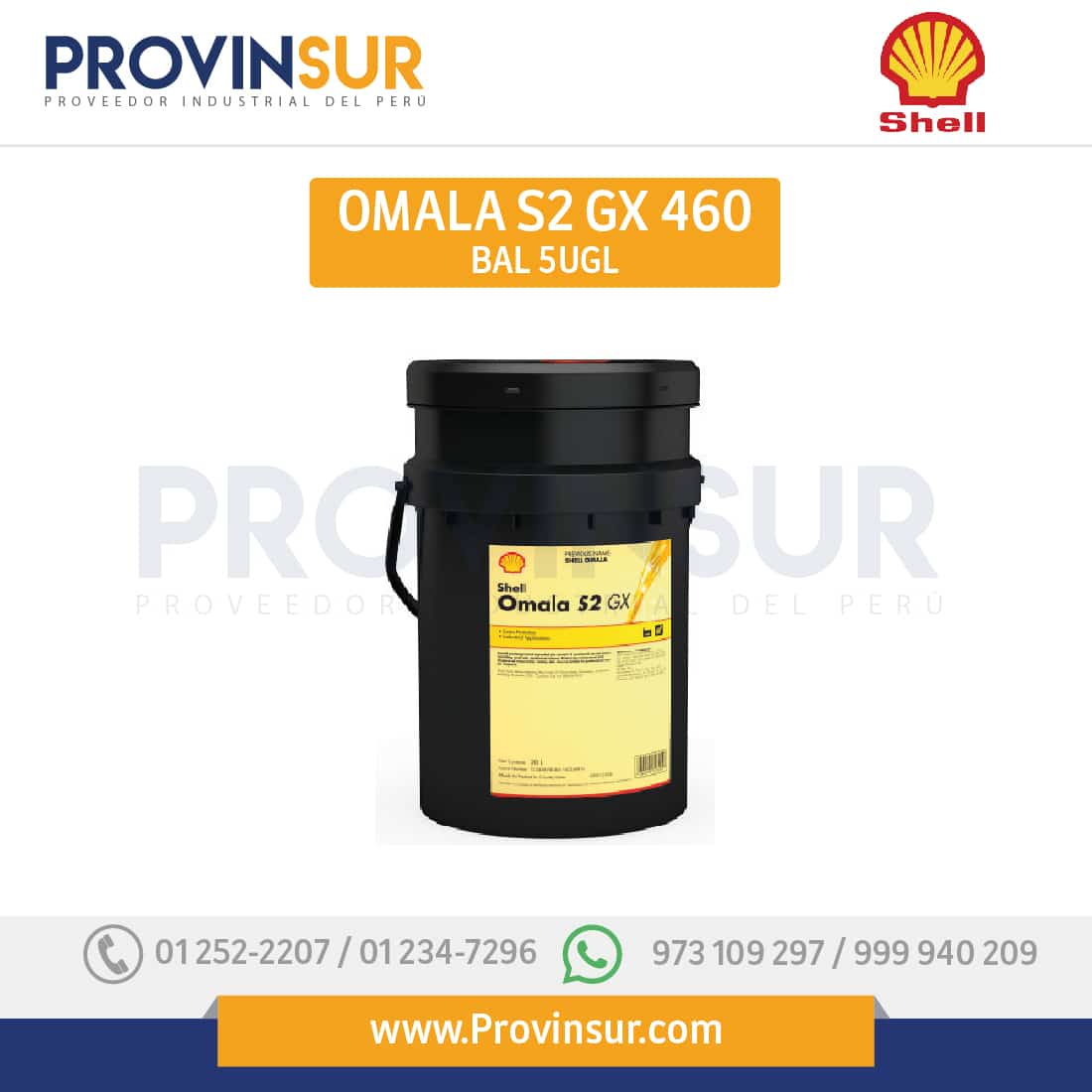 ACEITE OMALA S2 GX 460 SHELL 1 ACEITE OMALA S2 GX 460 SHELL