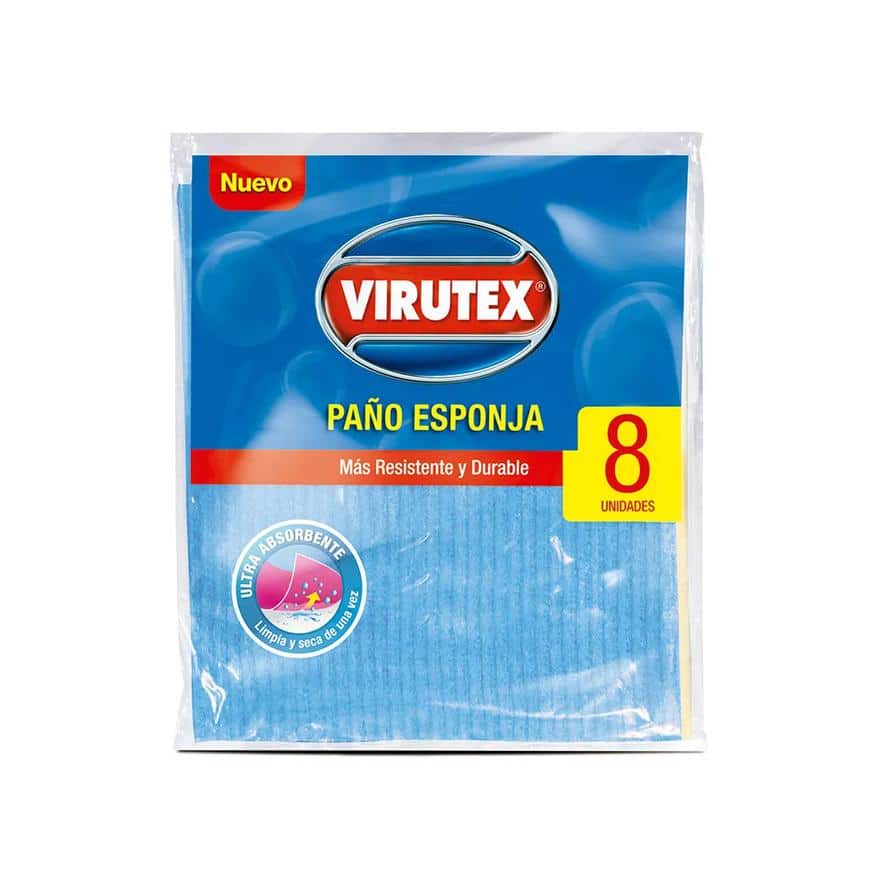 PAÑO ABSORBENTE X8 CLASICA VIRUTEX 1200207 1 PAÑO ABSORBENTE X8 CLASICA VIRUTEX 1200207