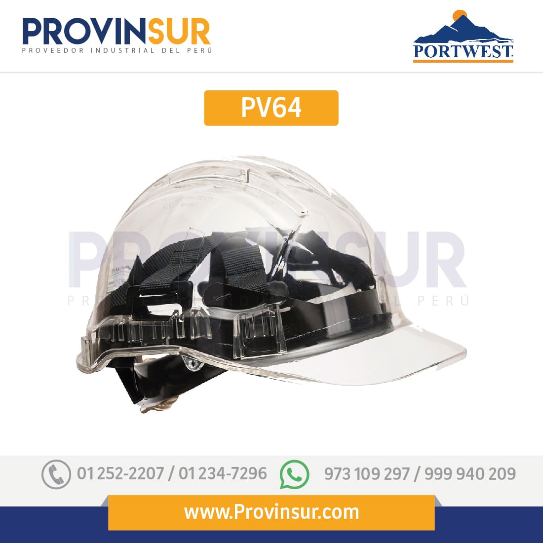 Casco Peak View Plus con ruleta PV64 Portwest 3 Casco Peak View Plus con ruleta PV64 Portwest