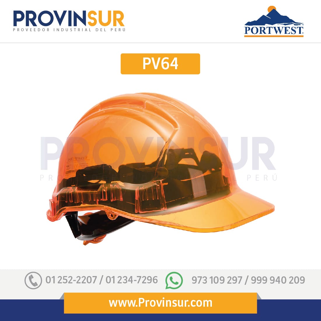 Casco Peak View Plus con ruleta PV64 Portwest 7 Casco Peak View Plus con ruleta PV64 Portwest