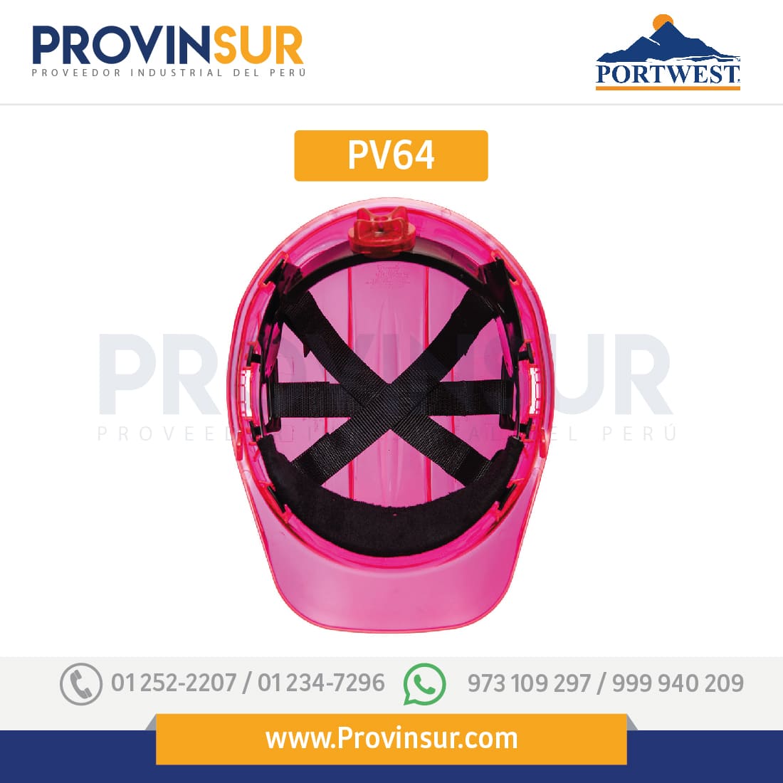 Casco Peak View Plus con ruleta PV64 Portwest 10 Casco Peak View Plus con ruleta PV64 Portwest