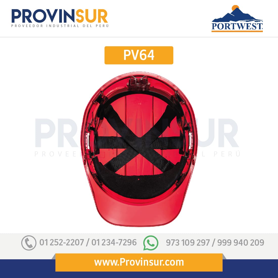 Casco Peak View Plus con ruleta PV64 Portwest 12 Casco Peak View Plus con ruleta PV64 Portwest