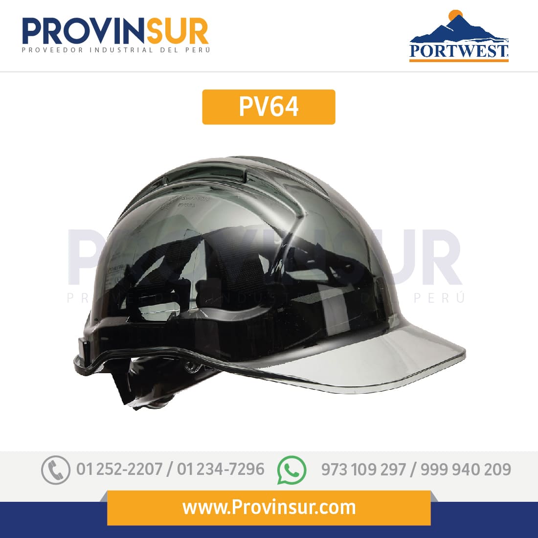 Casco Peak View Plus con ruleta PV64 Portwest 13 Casco Peak View Plus con ruleta PV64 Portwest