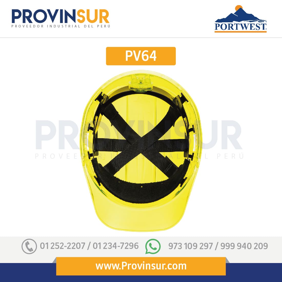 Casco Peak View Plus con ruleta PV64 Portwest 16 Casco Peak View Plus con ruleta PV64 Portwest